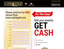 Tablet Screenshot of cash4gold.com